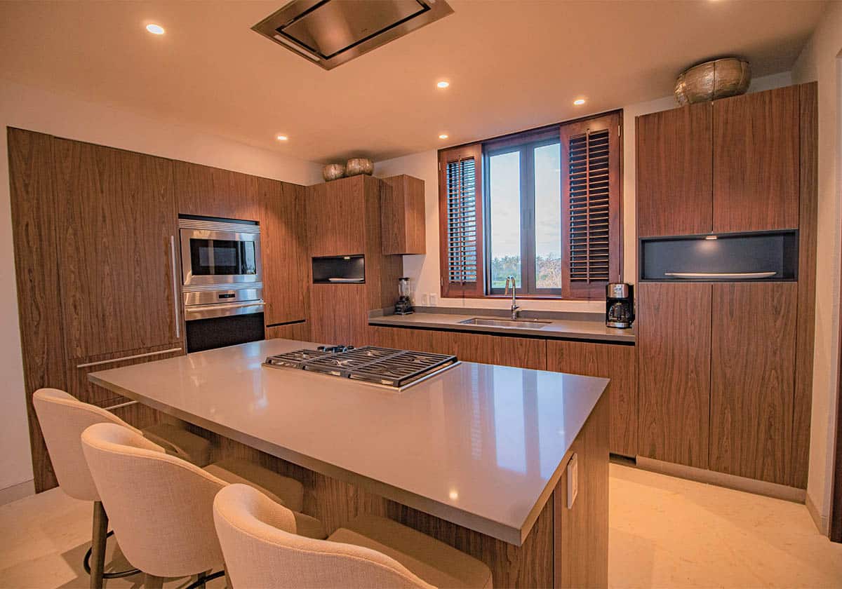 Luxurious and modern kitchen area